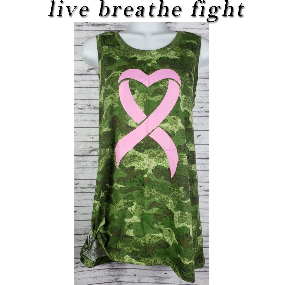 Breast Cancer Camo Shirt NWT🤩